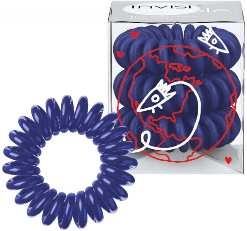 Invisibobble gumička do vlasů Universal Blue tmavě modrá 3 ks