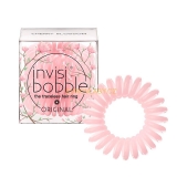 Invisibobble Original Secret Garden Sherry Blossom, 3 kusy originální vlasové gumičky růžové